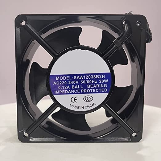 220V 0.12A 20W 12038 Cooling Fan 120X120X38mm