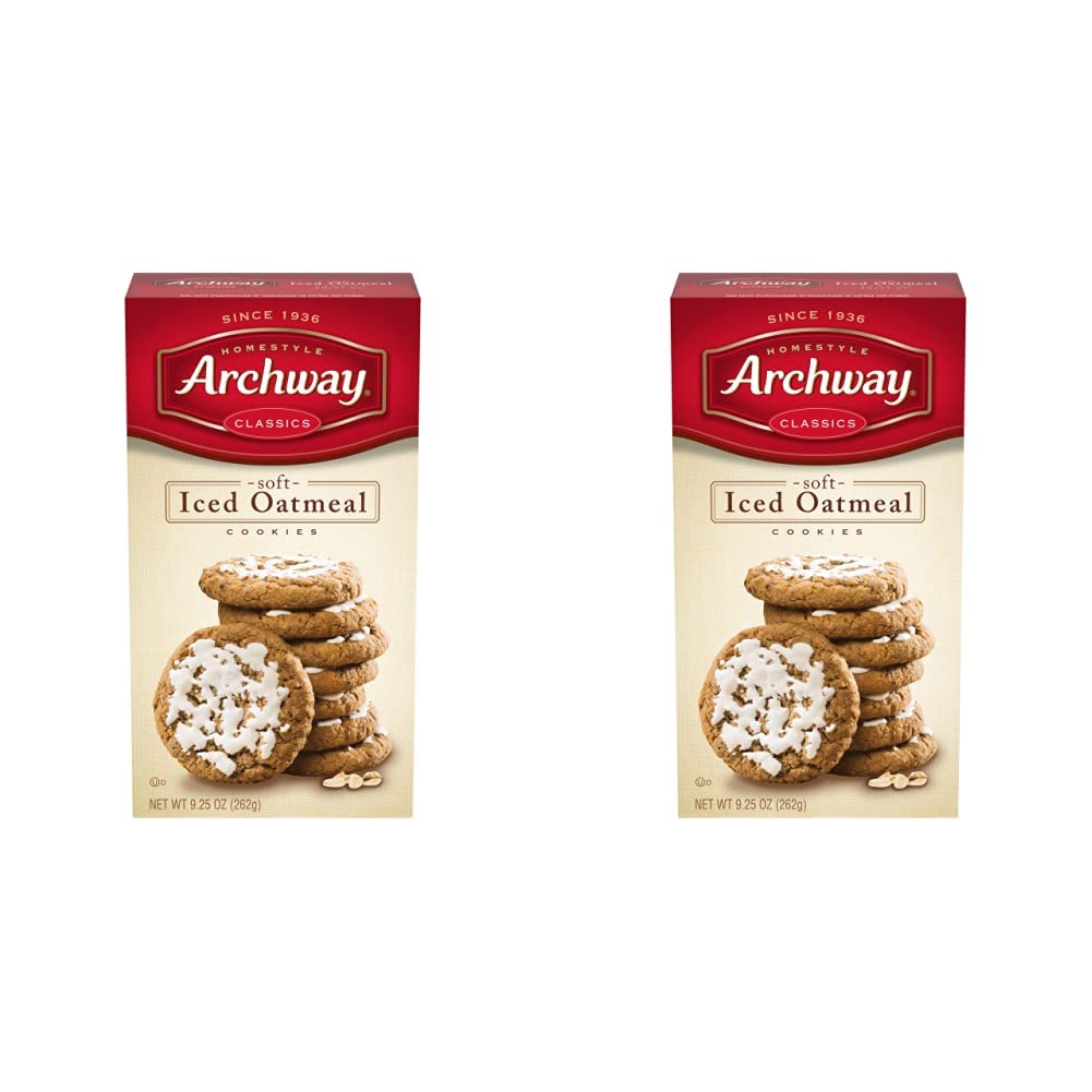 Archway Cookies, Soft Iced Oatmeal Cookies, 9.25 Oz (Pack