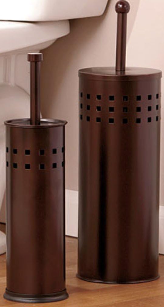 Toilet Brush & Toilet Plunger Set - Brush & Plungers for Toilets - Perfect Gift for Home or College Dorms - Oil Rubbed Bronze Finish - Household Supplies by solarescape