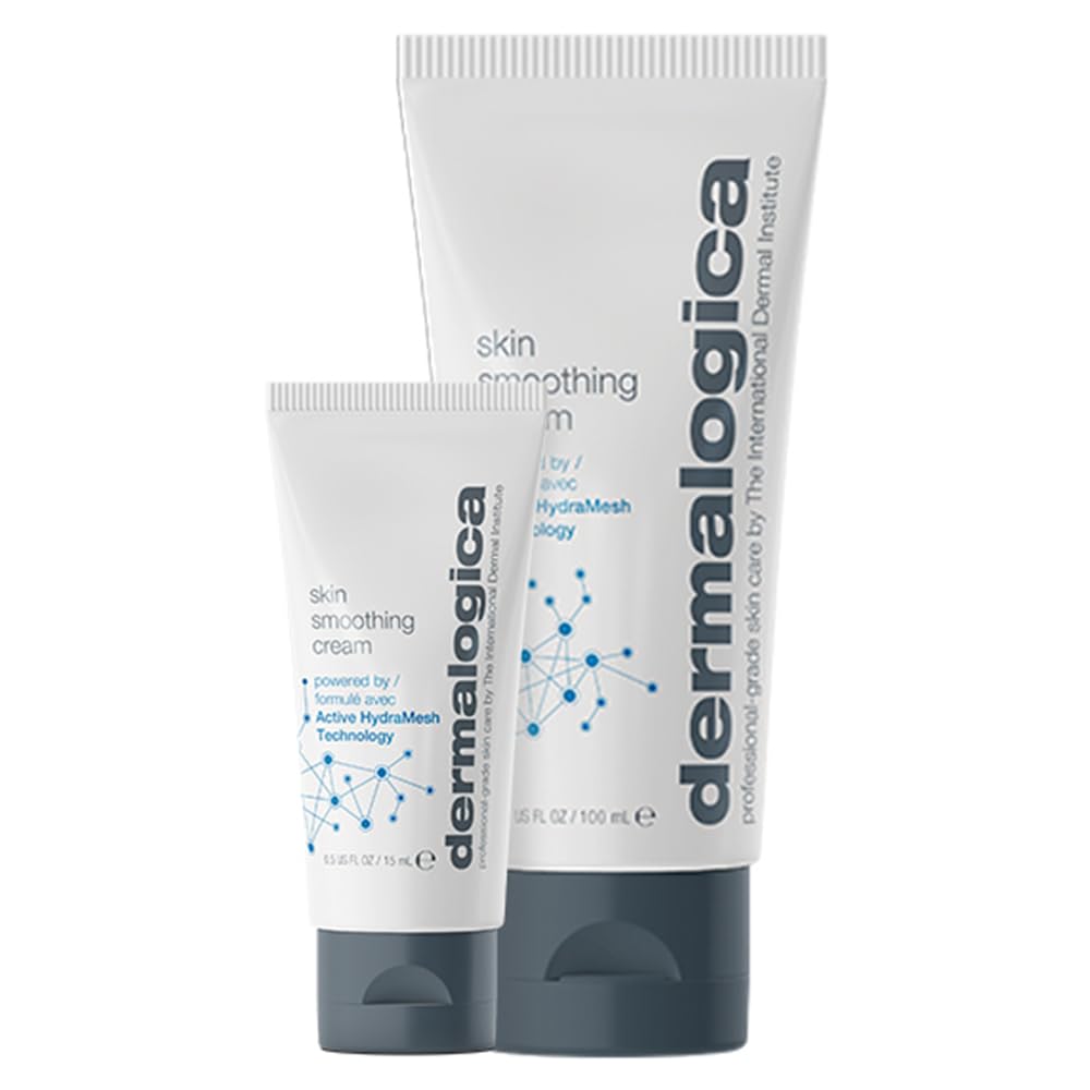Dermalogica Skin Smoothing Cream Crema Hidratante 115ml Pack | Crema hidratante de textura media con vitaminas C y E que aporta hasta 48 horas de hidratación.