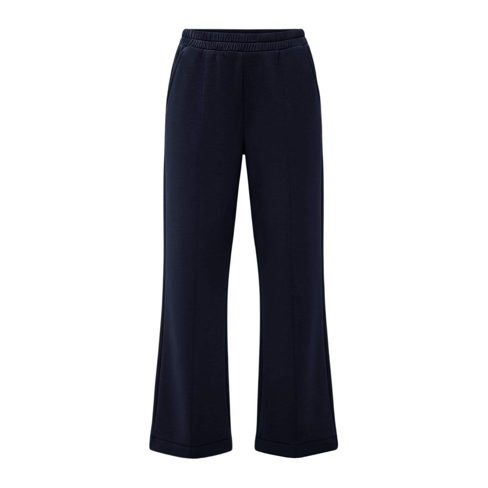 Pantaloni da Jogging Donna Pantaloni Baggy con Tasche Morbidi e Comodi Pantalone Jogger in Cotone Larghi e Leggeri Pants a Gamba Larga Casual Pantalone Sportivi con Coulisse per Yoga e Fitness