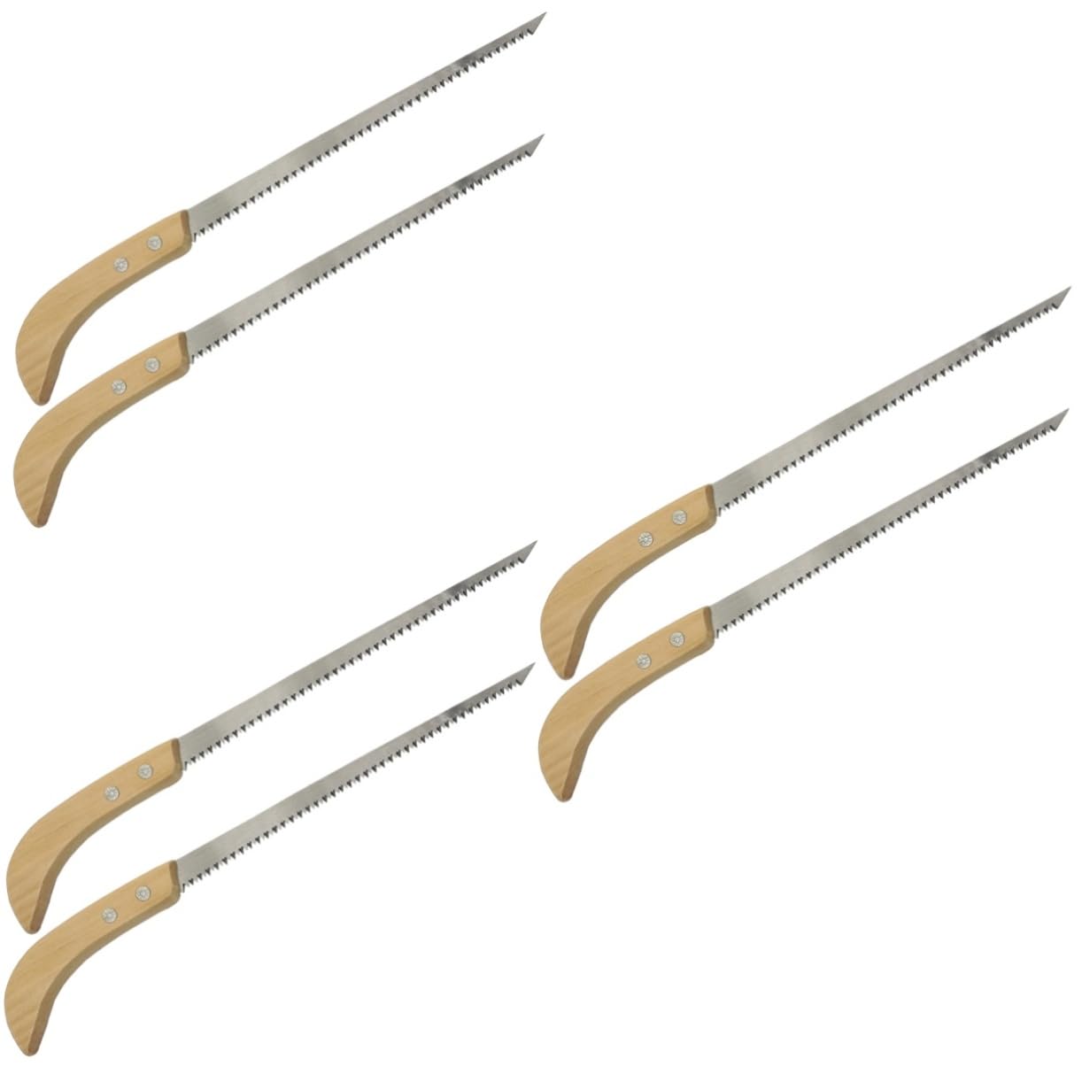 BESPORTBLE 3 Ensembles Scie D'Élagage De Jardin Scie À Tronçonner Portative À Métaux Japonaise Petite À Main À Main Pour La Coupe Du Bois Petite 2 pièces * 3