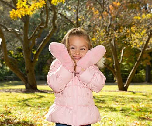 Funky Junque Kids Soft Faux Fur Mittens Convertible Sherpa Lined Fingerless Mitten Gloves for Girls Boys Winter Fall4