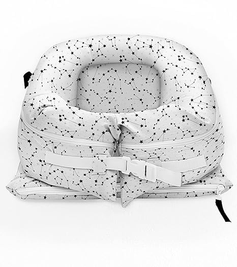 Newborn Lounger Cover for DockATot Deluxe | 100% Cotton Baby Lounger Extra Cover Hypoallergenic Infant Baby Nest Replacement Cover for DockATot Docks Deluxe+ (Cover Only)