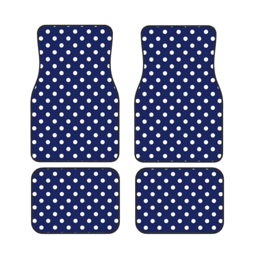 Alfombrillas coche antideslizantes para evitar movimientos en suelo de neopreno azul marino