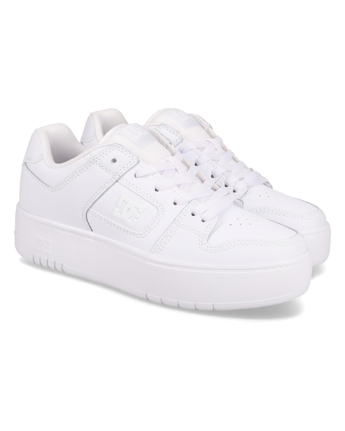 DC Shoes Manteca 4 Platform - Chaussures à Plateforme - Femme - Blanc.