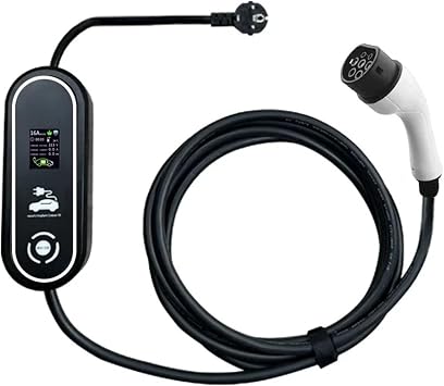 EV Charger Portable EV Charger Type2 IEC62196-2 16A EVSE Charging Cable EU Plug Controller Wallbox for Electric Car