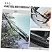 Luxshiny 8pcs Car Wiper Strip Refill Durable Windshield Wiper Inserts for Visibility Rain Compatible with Various Car Models Easy to Install Replacement