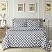Lux Decor Collection Hotel Luxury King Duvet Cover Set 1800 Count Egyptian Quality King Soft Top Quality Premium Bedding Collection, 3 Piece Luxury Soft, 2 Pillow Shams (California King, Grey/White)