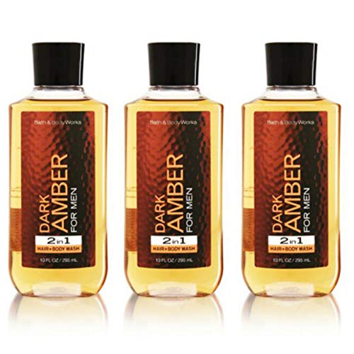 Bath & Body Works Dark Amber for Men Body Wash - 3 bottles!