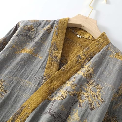 Hanfu Kimono japonés jacquard de corte tradicional con cinturón 5