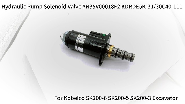 New YN35V00018F2 KDRDE5K-31/30C40-111 Solenoid Valve For Kobelco