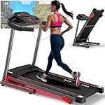 T300 Laufband für Zuhause Klappbar mit Steigung bis 12km/h: 2.5-PS-Motor, 120KG Tragfähigkeit, App kompatibel - 2 Jahre Garantie