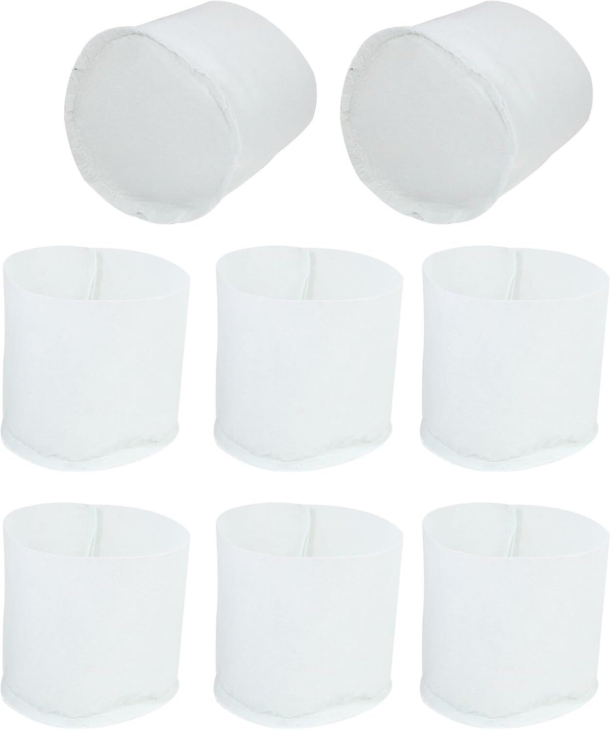 VILLCASE Thickened Non-Woven Planting Bags 50pcs White Seedling Grow Bags for Garden Plants Outdoor Cultivation Nonwoven Felt Plant Growing Container
