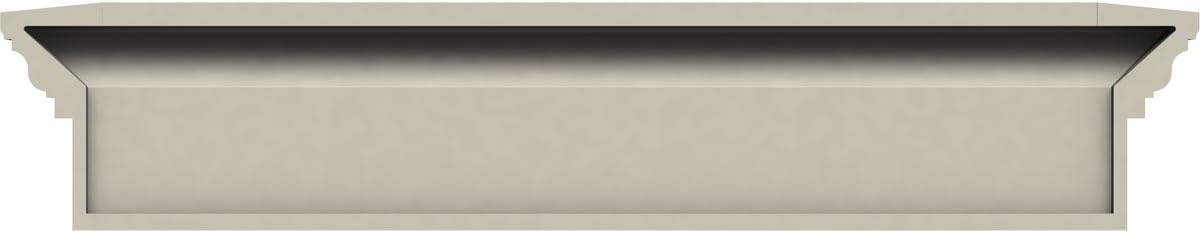 Ekena Millwork 43" Bottom Width x 49 1/4" Top Width x 9"H x 1"P Crosshead