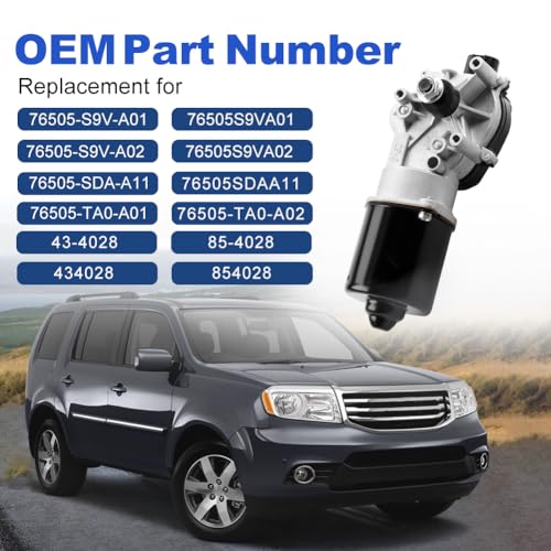 Image of Front Windshield Wiper Motor Compatible with 2003-2007 Honda Accord