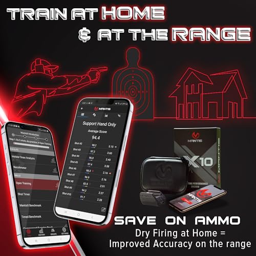 Image of Mantis X10 Elite Shooting Performance System |Dry Fire Training System | Works with 9mm & Any Other Firearm | Score & Analyze Every Shot with Free App | Shooting Practice at Home