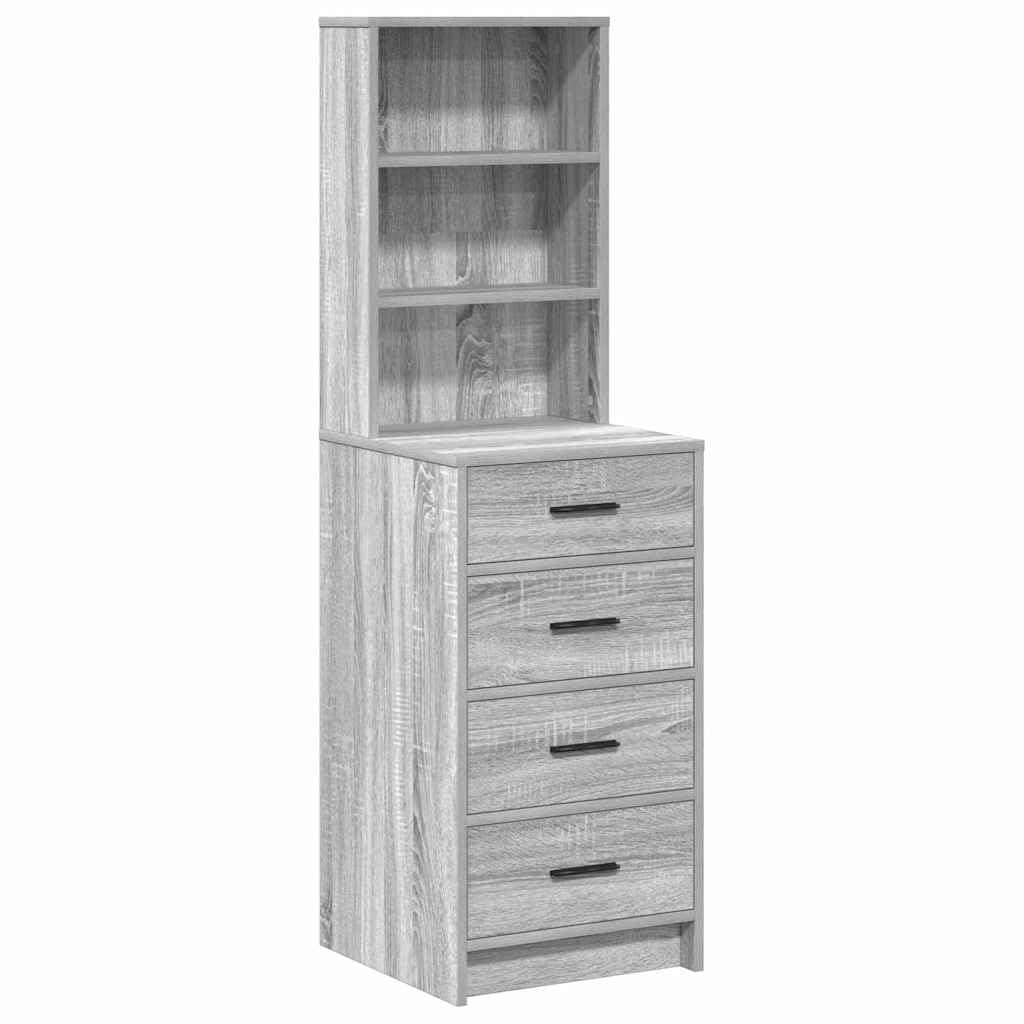 Mesa de buffet de fácil cuidado con superficie mate y espacio de almacenamiento para vajilla y decoración como mesa de servicio moderna para eventos y vida cotidiana, así como