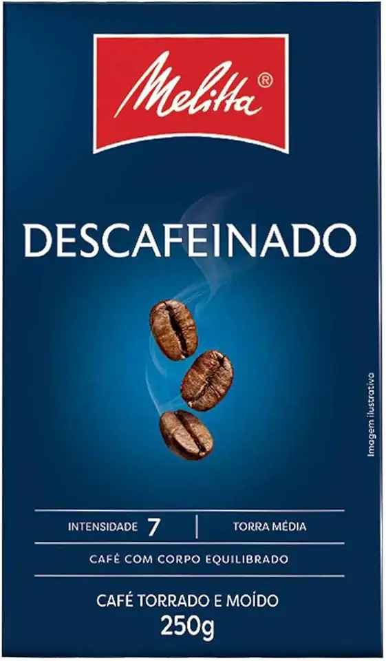 Café Descafeinado Melitta Vácuo 250g