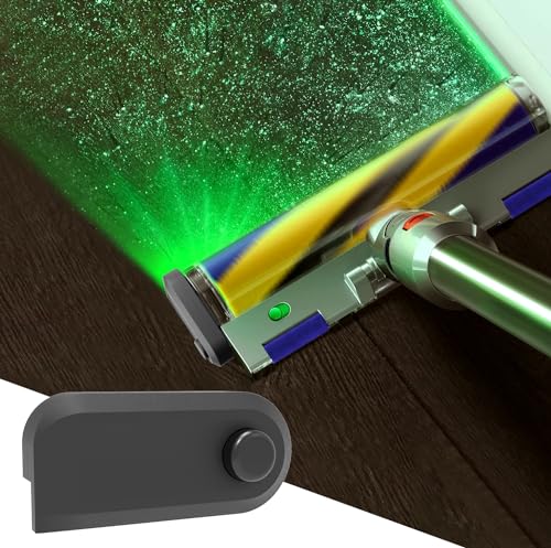 QPDZ Rechargeable Vacuum Cleaner Dust Detector Light, Green Light Attachment Compatible with Dyson Shark Bissell, Reveal Micro Dust Display Pet Dog Cat Hair, Upgrade Vacuum Accessories Universal Lamp