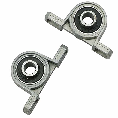 Image of 2 Pcs P08 8mm Self Aligning Flange Pillow Block Ball Bearing For 3D Printer /CNC