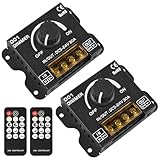 2 pezzi dimmer LED DC 12 V 24 V per strisce LED, 30 A dimmer PWM LED dimmer con telecomand...