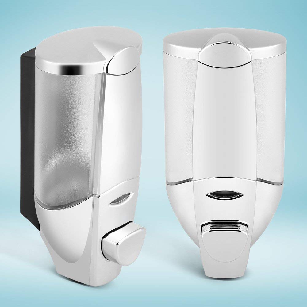 Dispensador de Jabón Manual Montado en Pared Ducha de Baño Ducha de Champú Dispensador de Loción Líquido de Limpieza 300Ml Socialme-EU