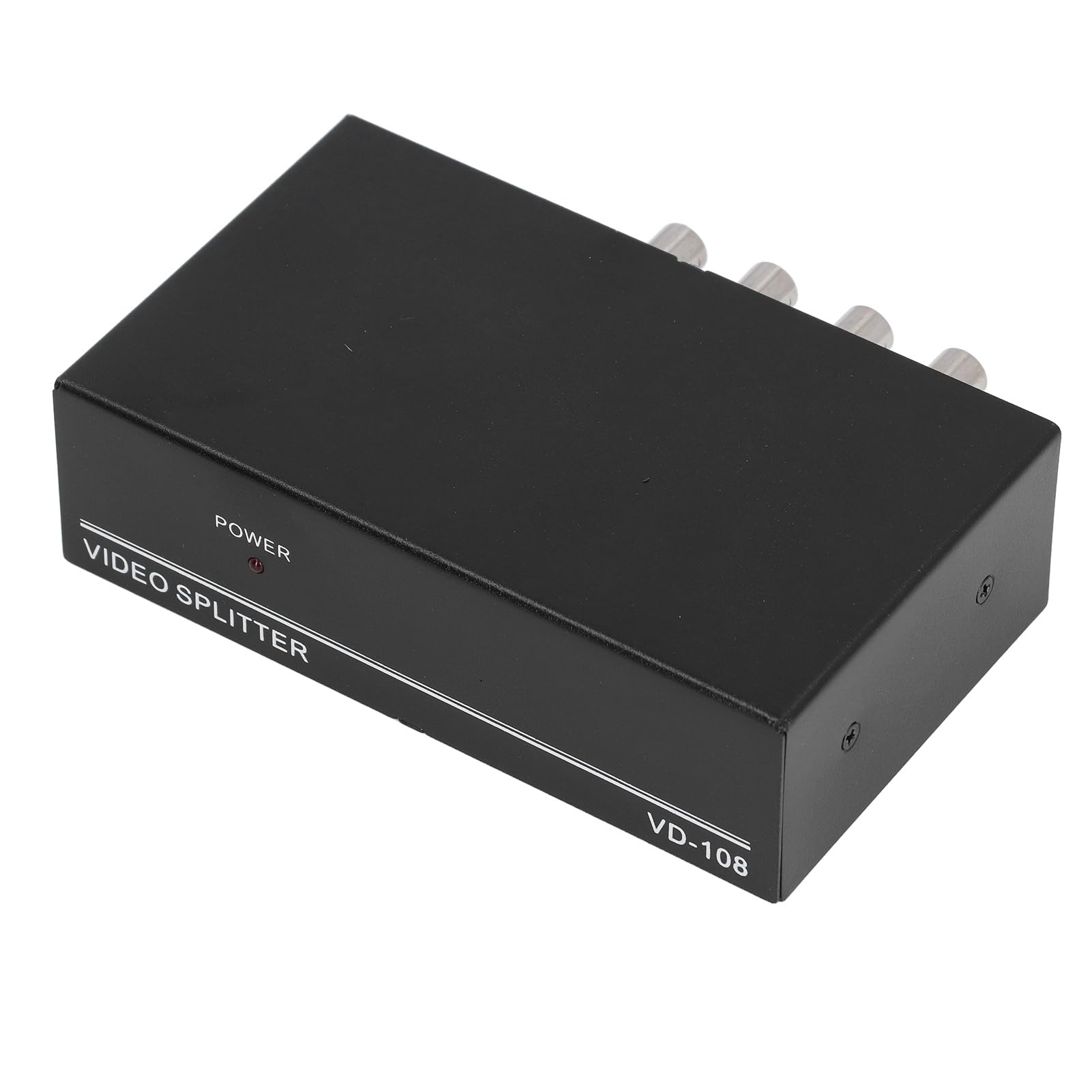 Splitter Box Video BNC a 8 Porte, Adattatore Video Composito CCTV DVR per TV Coassiale 1 Ingresso e 8 Uscite BNC, Amplificatore Distributore Coassiale 1080P per Telecamera di