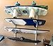 StoreYourBoard Adjustable Wakeboard Storage Rack – Wall Mount 4 Level Display, Heavy Duty Water Sports Gear Hanger for Wakeboards, Wakesurf Boards, and More, Holds up to 100 lbs