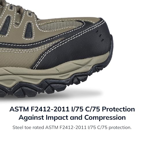 Image of Skechers Men's Cankton Steel Toe Construction Shoe - Electrical Hazard Rated, Memory Foam