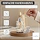 KAZIS® I Katalytische Lampe I Duftlampe I Glas I XXL I 400 ml Inhalt I graue Rauten