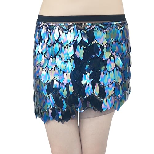 Disfraz Mujer Hippie Fatos Carnaval Homem Originais Azul Brillo Danza del Vientre Tallas Grandes Faldas Mujer Bonita Disfraces En Pareja Carnaval Azul One Size