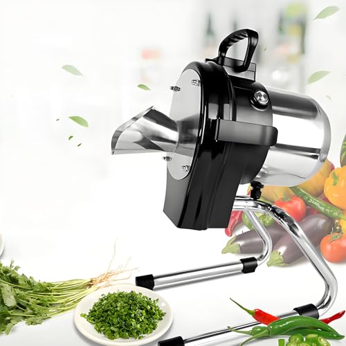 HuanEssentric Robot Cocina Eléctrico,Robot Cocina Comercial,Aparato Rápido Preparar Comidas Picar,Alta Velocidad 6000rpm,para Patatas,Zanahorias,Coles FC110LK