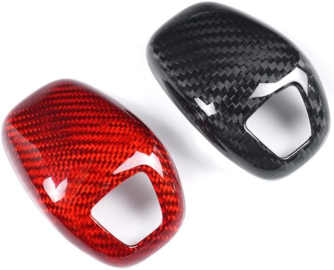 Real Carbon Fibre Gear Shift Knob Trim Cover for Porsche Panamera 2017-2025 Porsche Panamera Accessories (Black)