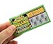 JA-RU Jokes & Gags Fake Lottery Tickets (1 Pack, 5 Tickets Total) Realistic Scratch Off Cards for Kids & Adults. Funny Joke, Gag, Office Pranks for Friend & Family. April Fools Novelty Toys. 1381-1B