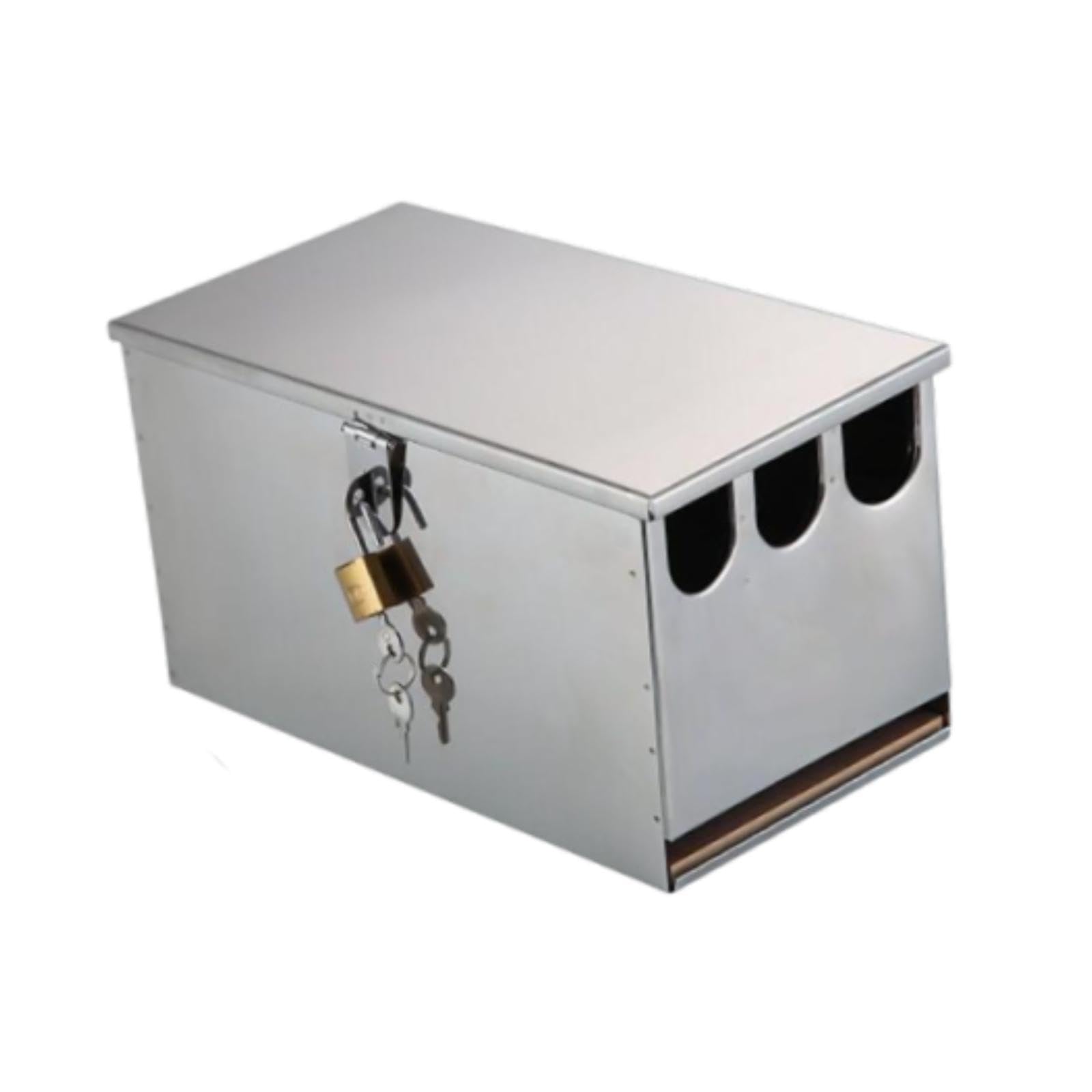 Generic Cutter Stand Storage Organization Multipurpose with Security Lock Chef Knife Case Knife Storage Drawer Organizer for Kitchen, 3 grids