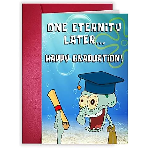 LoLoud Graduation Card, Funny Congrats Grad Card for Kindergarten Preschool 5th Graduation High School College Students PHD Cover