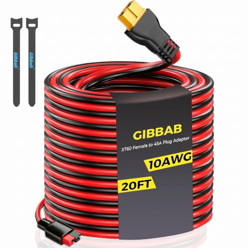 Cable XT60 a Anderson 10 AWG de 20 pies para batería de vehículo RC y estación de energía