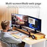 GEESUU 27 Inch Computer Monitor, PC Gaming Monitors 144Hz, 5ms, FHD 1080p, Eye-Care Screen, Lowblue, 99% sRGB, VESA 75x75mm, HDMI 2.0 & DP 1.2 - Image 2