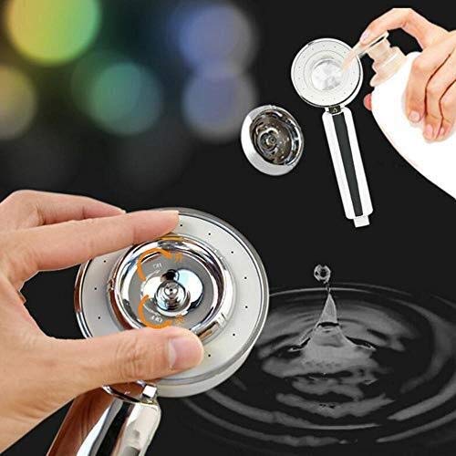 Pommeau de douche double tête avec compresseur contre le manque de pression d'eau - 6