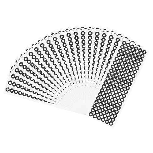 QUARKZMAN 1800 Stück 3D-Scanner-Marker 3mm für 3D-Scanner, 3D-Tracking-Dots-Referenzpunktmelder, 3D-Ziel, diffuse Reflexionsmarker für 3D-Scanner und optisches Tracking