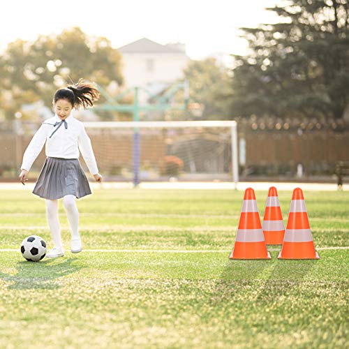 2 peças de cones esportivos de basquete, cones de trânsito, cones de treinamento, cones de agilidade