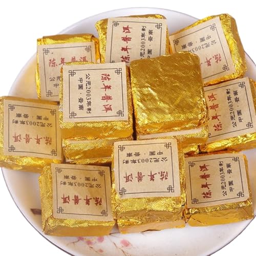 Thé Puerh fermenté brique 500g Yunnan saveur originale petit thé tuo vieilli 17,64 Oz