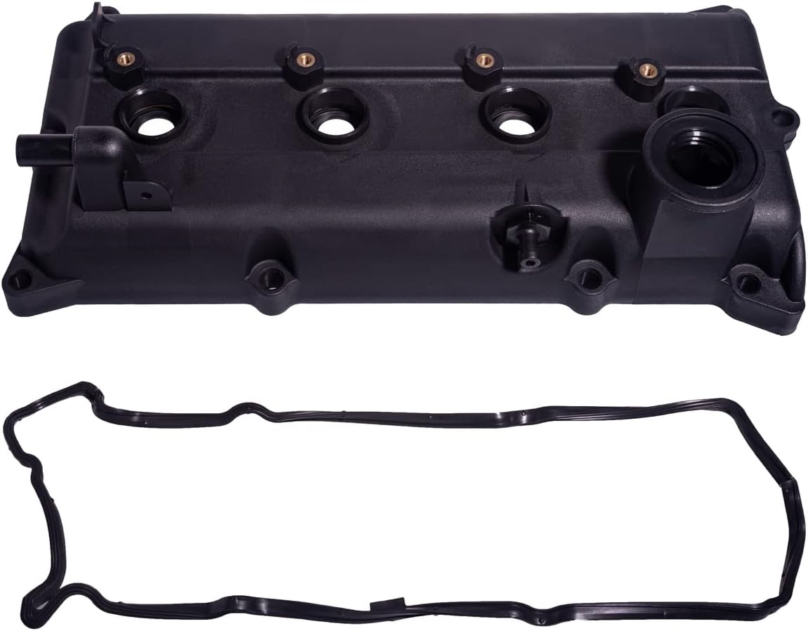 AUQDD 13264-3Z001 Engine Valve Cover Kit (For L4-2.5L QR25DE) Compatible With 2002 2003 2004 2005 2006 Ni-ssan Altima, 02-06 Sentra (Replace # 264-982 13270-3Z000 A38-0317)