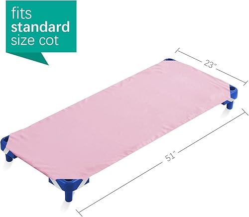 Miniatura 35 de Paquete de 2 sábanas de tamaño estándar para guardería/preescolar, 23 x 51 pulgadas, sábana para cuna infantil, color blanco, microfibra