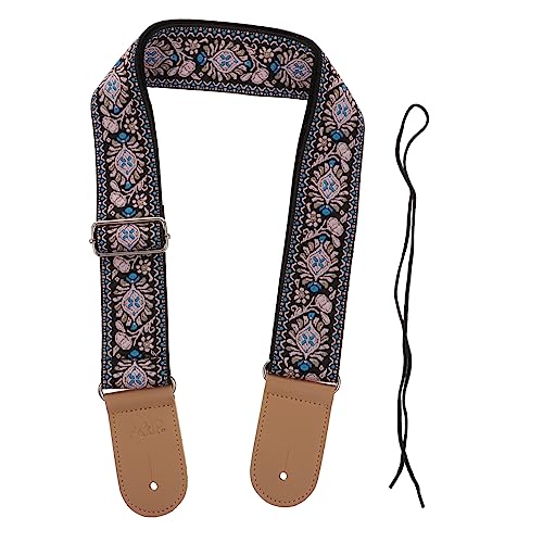VICASKY 1Pc Brodé Sangle De Guitare Ceinture Pour Enfants Ceintures De Mode Pour Hommes Ceinture En Cuir Réglable Sangle De Basse Large Sangle De Guitare Guitare Bandoulière Décoratif - Les Beatles, Paul McCartney, John Lennon, RIngo Starr, George Harrison VICASKY 1Pc Brodé Sangle De Guitare Ceinture Pour Enfants Ceintures De Mode Pour Hommes Ceinture En Cuir Réglable Sangle De Basse Large Sangle De Guitare Guitare Bandoulière Décoratif