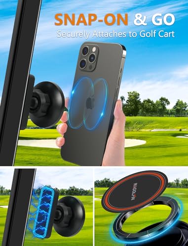 2-Pack Magnetic Golf Cart Holder