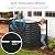 Kozyard 50" W x 48" H Outdoor Privacy Screens Aluminum Post, Air Conditioner Fence Panels, Pool Equipment Enclosure, Trash Can Screens Fence Kit for Outside Backyard Patio (Black/ 3 Panels)