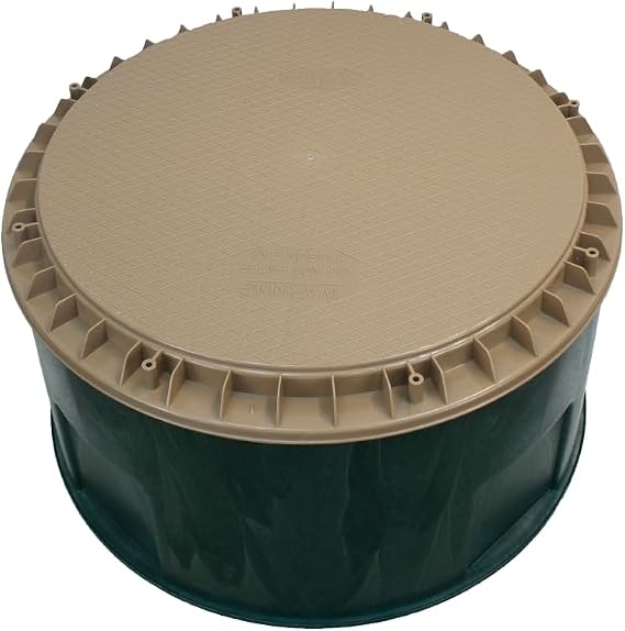 Polylok 24 Heavy Duty Cover/Lid for Corrugated Pipe (TAN) (3008-THD)
