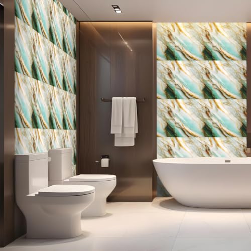 Image of OCEANSKY 3D Wallpaper PE Foam Self Adhesive Brick Design Wall Stickers, 4